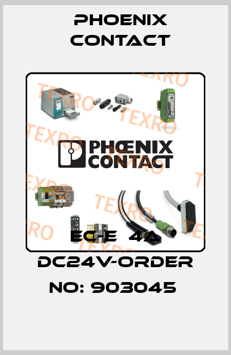 EC-E  4A DC24V-ORDER NO: 903045  Phoenix Contact