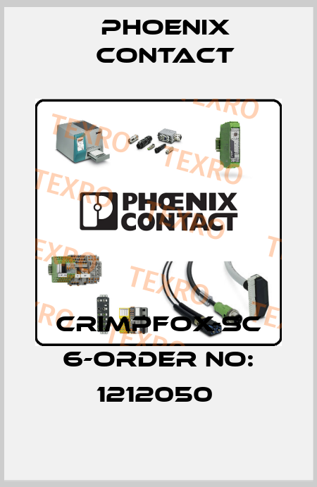 CRIMPFOX-SC 6-ORDER NO: 1212050  Phoenix Contact