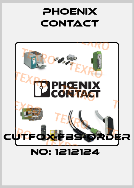 CUTFOX-FBS-ORDER NO: 1212124  Phoenix Contact