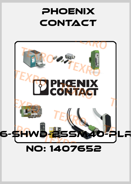 HC-EVO-B16-SHWD-2SSM40-PLRBK-ORDER NO: 1407652  Phoenix Contact