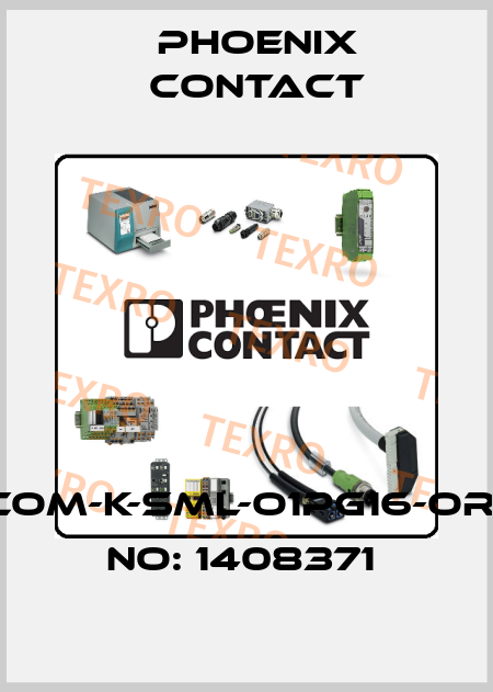 HC-COM-K-SML-O1PG16-ORDER NO: 1408371  Phoenix Contact