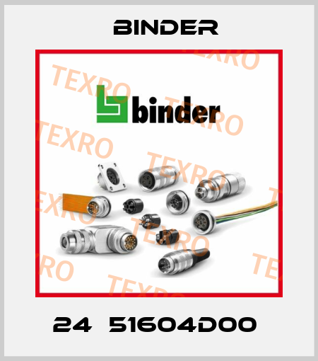 24  51604D00  Binder
