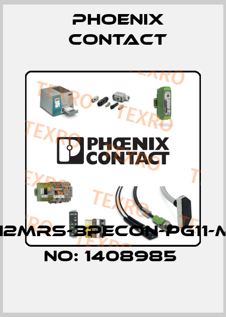 SACC-M12MRS-3PECON-PG11-M-ORDER NO: 1408985  Phoenix Contact