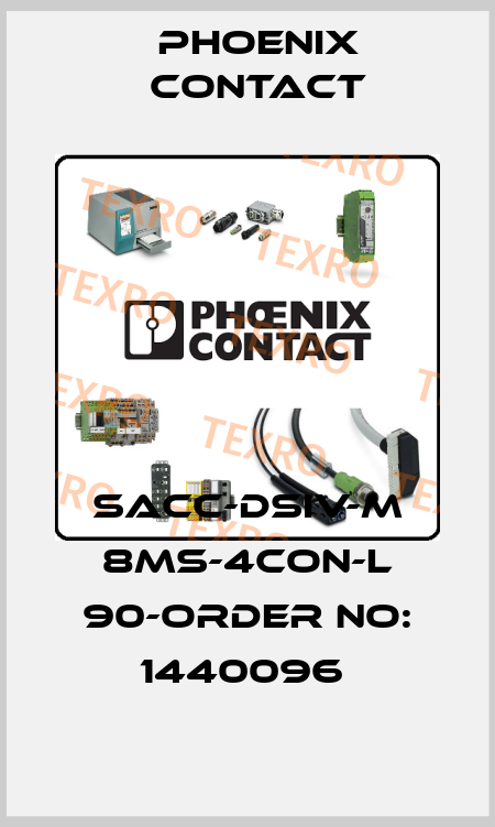 SACC-DSIV-M 8MS-4CON-L 90-ORDER NO: 1440096  Phoenix Contact