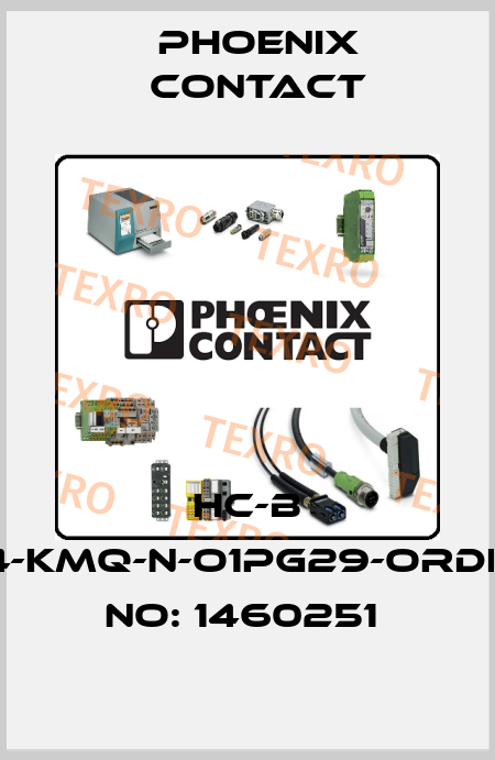 HC-B 24-KMQ-N-O1PG29-ORDER NO: 1460251  Phoenix Contact