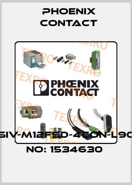 SACC-DSIV-M12FSD-4CON-L90-ORDER NO: 1534630  Phoenix Contact