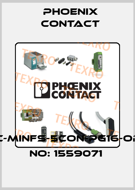 SACC-MINFS-5CON-PG16-ORDER NO: 1559071  Phoenix Contact