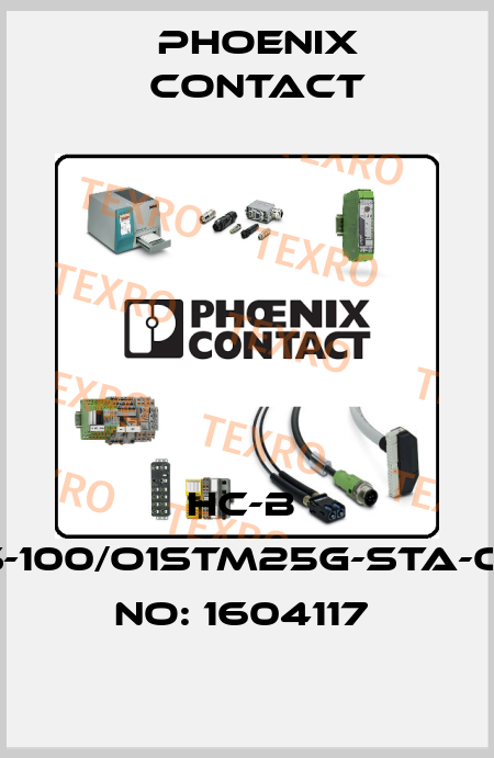 HC-B  6-TMS-100/O1STM25G-STA-ORDER NO: 1604117  Phoenix Contact