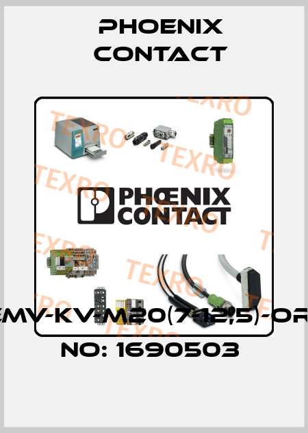 HC-EMV-KV-M20(7-12,5)-ORDER NO: 1690503  Phoenix Contact