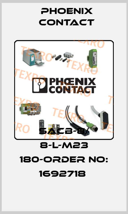 SACB-8/ 8-L-M23 180-ORDER NO: 1692718  Phoenix Contact