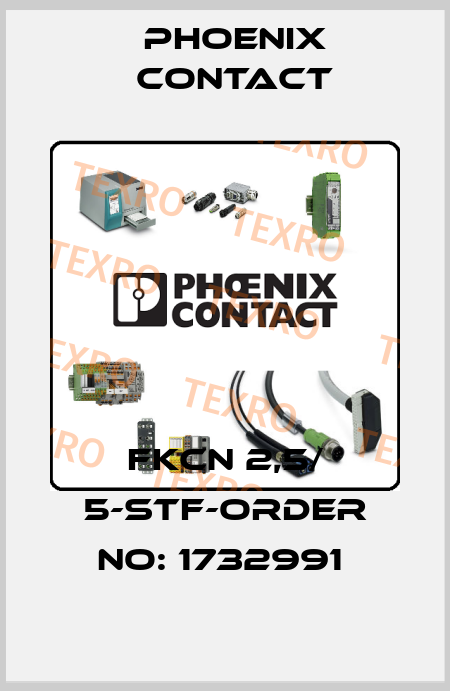 FKCN 2,5/ 5-STF-ORDER NO: 1732991  Phoenix Contact