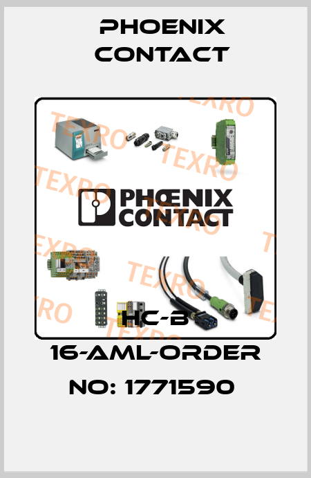 HC-B 16-AML-ORDER NO: 1771590  Phoenix Contact