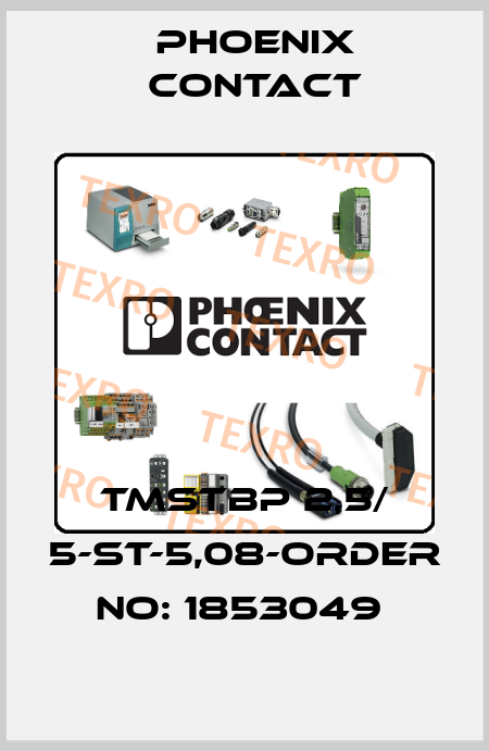 TMSTBP 2,5/ 5-ST-5,08-ORDER NO: 1853049  Phoenix Contact