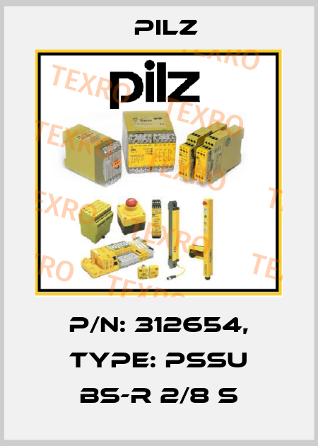 p/n: 312654, Type: PSSu BS-R 2/8 S Pilz
