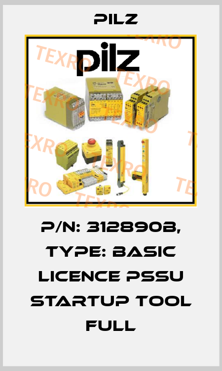 p/n: 312890B, Type: Basic Licence PSSu Startup Tool Full Pilz