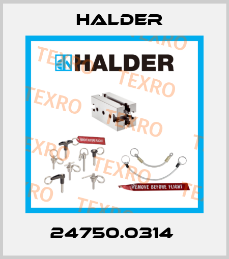 24750.0314  Halder