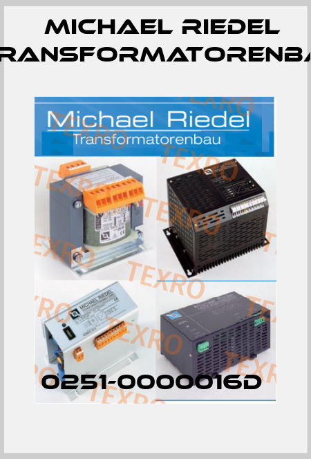 0251-0000016D  Michael Riedel Transformatorenbau