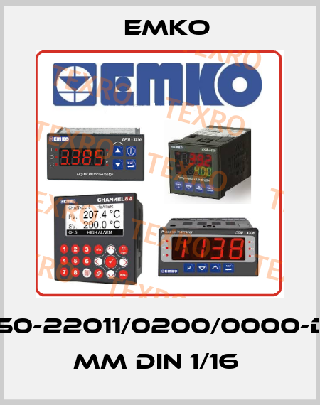 ESM-4450-22011/0200/0000-D:48x48 mm DIN 1/16  EMKO