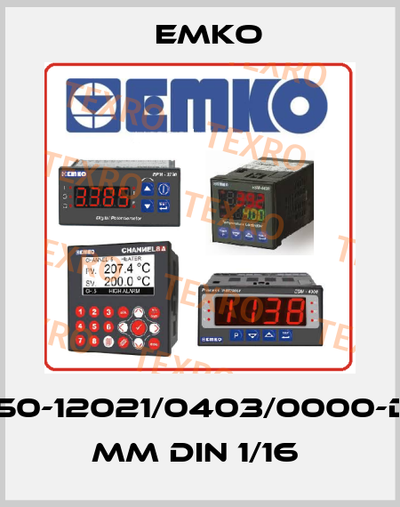 ESM-4450-12021/0403/0000-D:48x48 mm DIN 1/16  EMKO