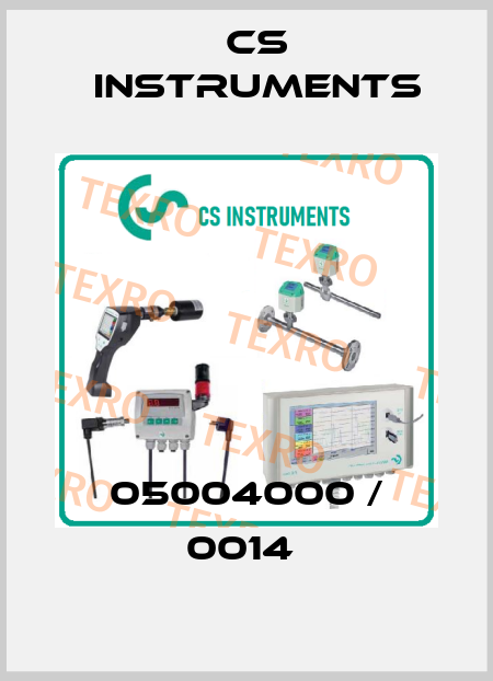 05004000 / 0014  Cs Instruments