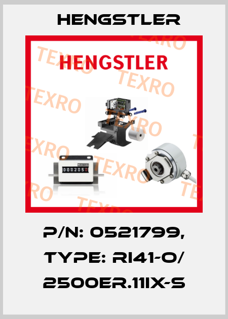 p/n: 0521799, Type: RI41-O/ 2500ER.11IX-S Hengstler