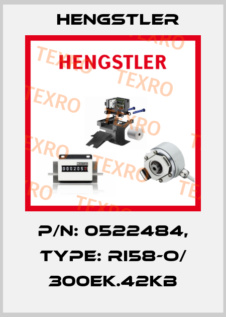 p/n: 0522484, Type: RI58-O/ 300EK.42KB Hengstler