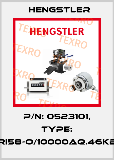 p/n: 0523101, Type: RI58-O/10000AQ.46KB Hengstler