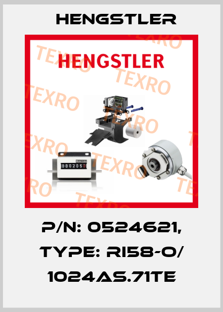 p/n: 0524621, Type: RI58-O/ 1024AS.71TE Hengstler