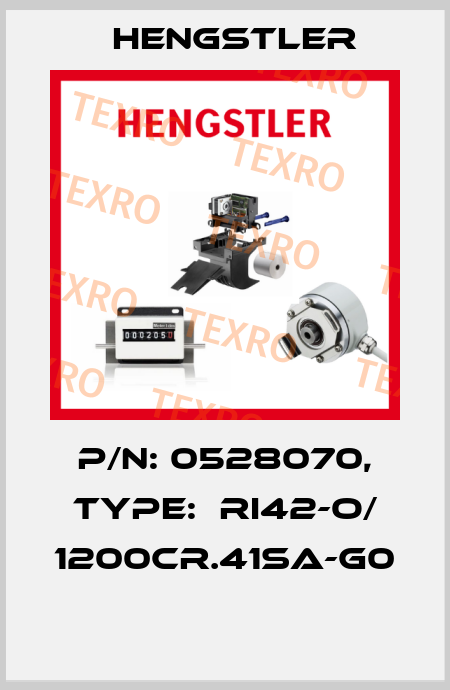 P/N: 0528070, Type:  RI42-O/ 1200CR.41SA-G0  Hengstler