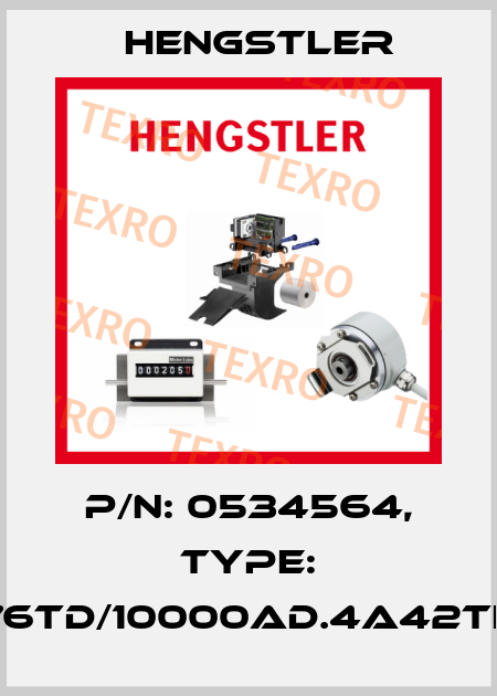 p/n: 0534564, Type: RI76TD/10000AD.4A42TF-D Hengstler
