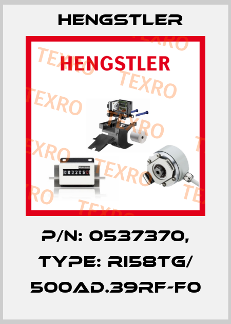 p/n: 0537370, Type: RI58TG/ 500AD.39RF-F0 Hengstler