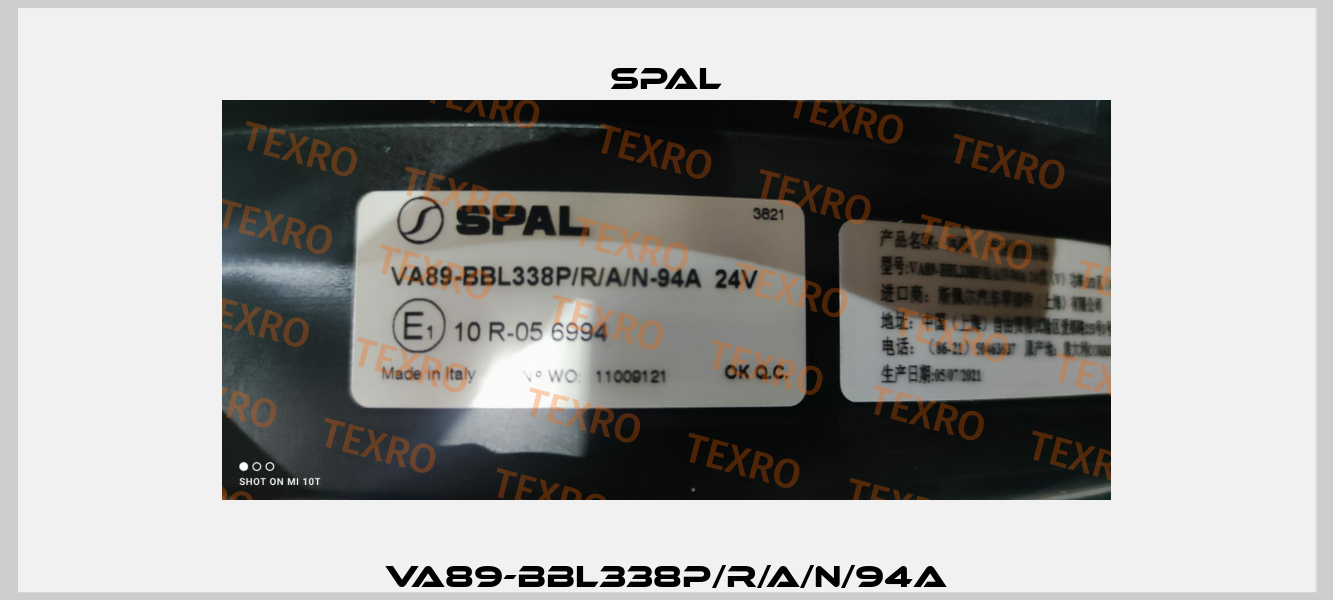 VA89-BBL338P/R/A/N/94A SPAL