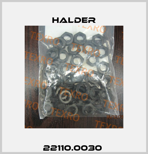 22110.0030  Halder