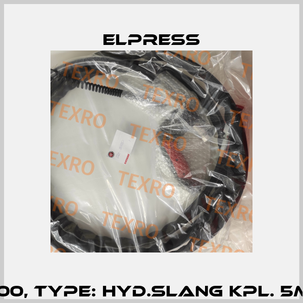 p/n: 5220-181500, Type: HYD.SLANG KPL. 5M ERGO PS710E Elpress