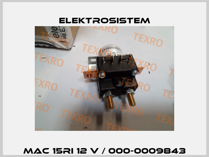 MAC 15RI 12 V / 000-0009843 Elektrosistem