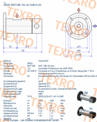 GR20 SMT 16B 12L AC14/B14 S3 Settima