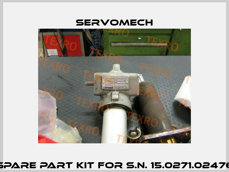 spare part kit for S.N. 15.0271.02476 Servomech