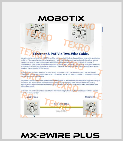 MX-2wire plus  MOBOTIX