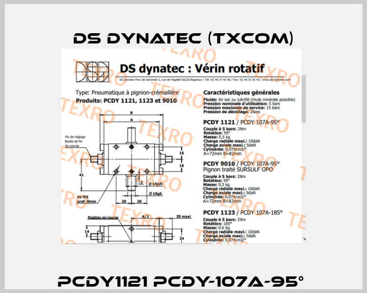 PCDY1121 PCDY-107A-95°  Ds Dynatec (TXCOM)