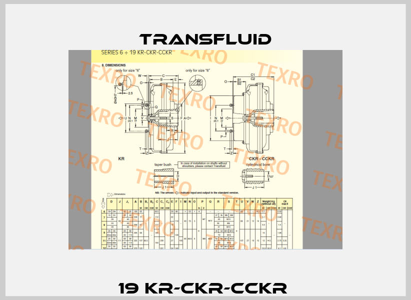 19 KR-CKR-CCKR  Transfluid