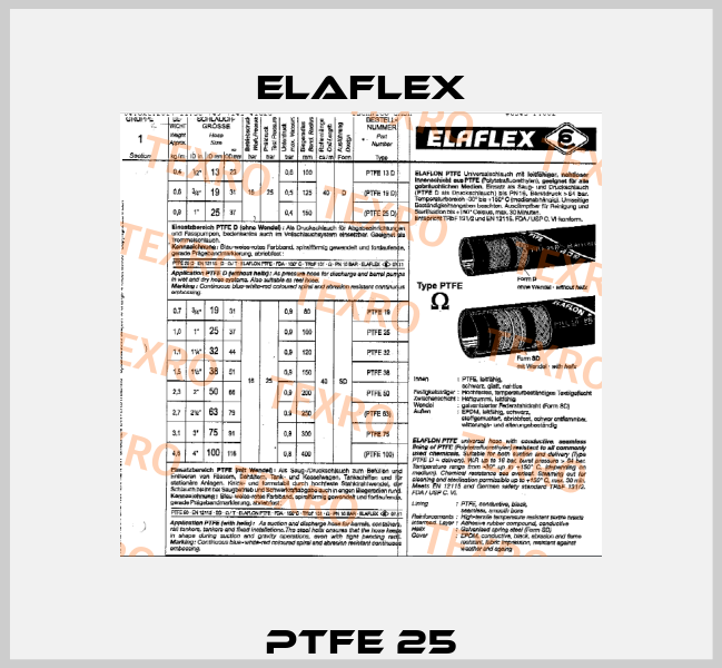 PTFE 25 Elaflex