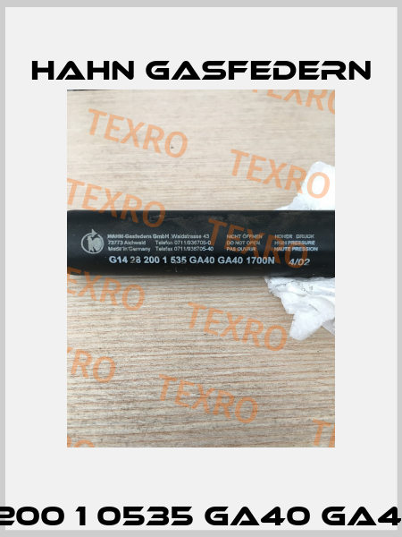 G 14 28 0200 1 0535 GA40 GA40 01700N  Hahn Gasfedern