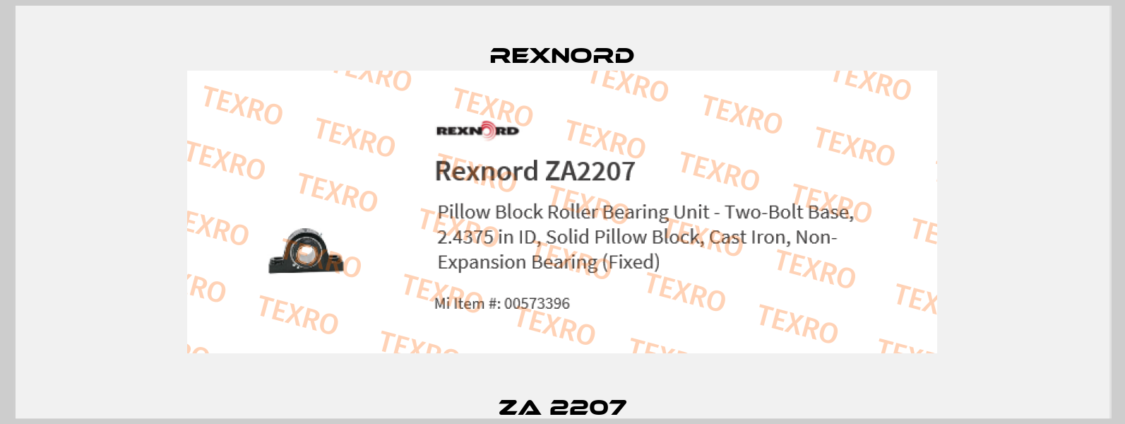 ZA 2207 Rexnord