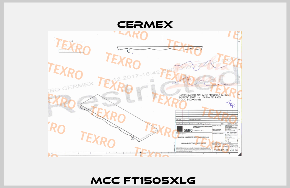MCC FT1505XLG  CERMEX