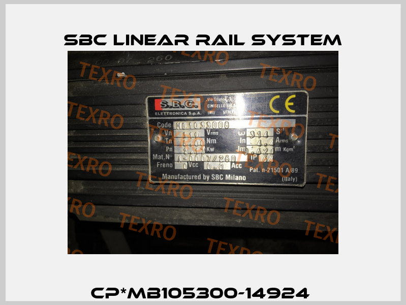 CP*MB105300-14924  SBC Linear Rail System