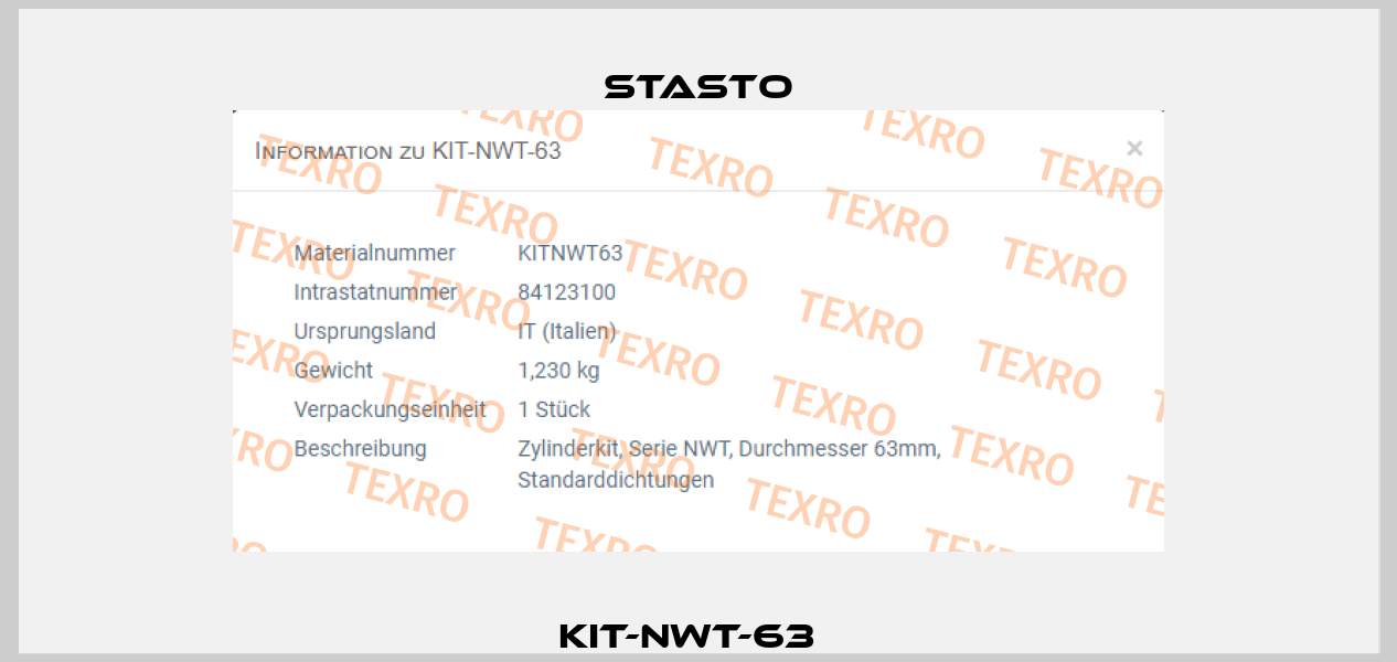 KIT-NWT-63   STASTO