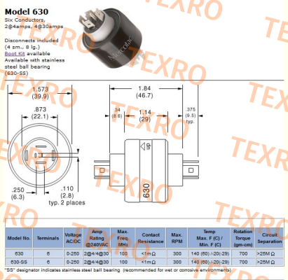 Model 630 Mercotac