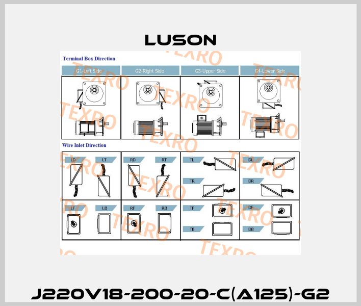J220V18-200-20-C(A125)-G2 Luson