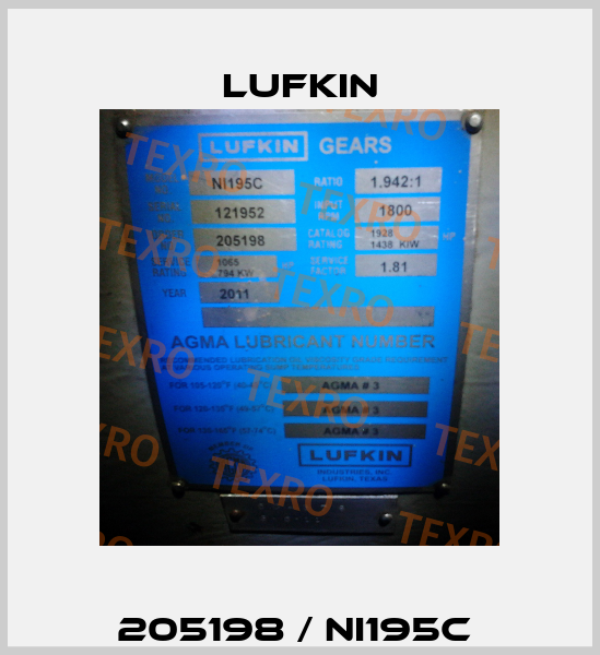 205198 / NI195C  Lufkin