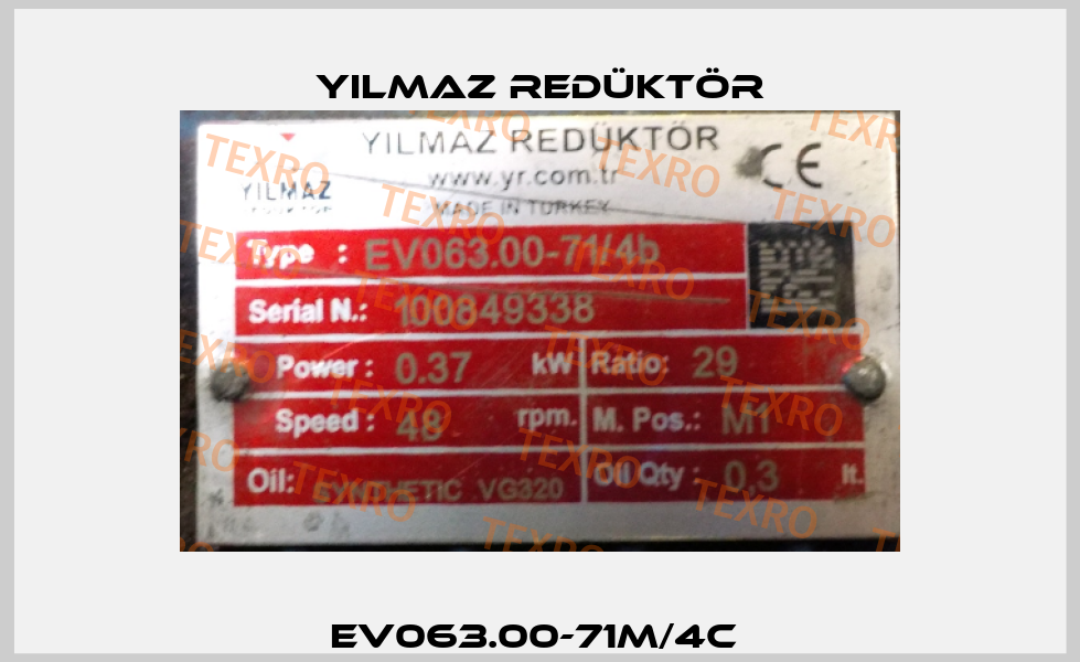 EV063.00-71M/4C  Yılmaz Redüktör